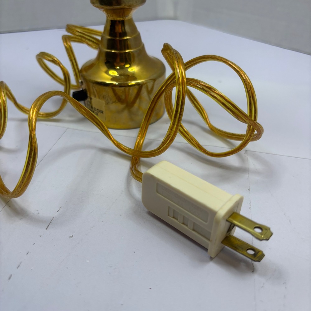 Lot of 6 Electric Window Candles Brass Base Light Sensor Timer Christmas Deco 9" - Picture 6 of 8